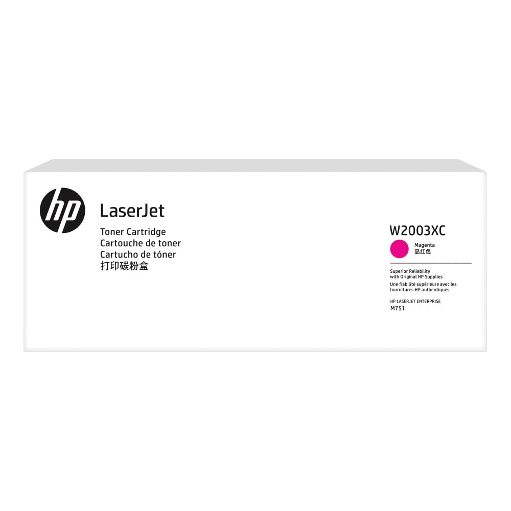 HP 658X Magenta High Yield Toner Cartridge, W2003XC