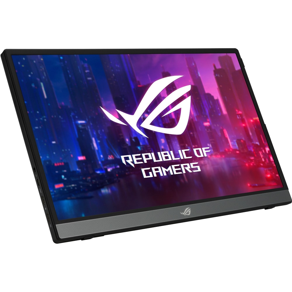 Asus ROG Strix XG16AHPE 16in Class Full HD Gaming LCD Monitor - 16:9 - Black - 15.6in Viewable - In-plane Switching (IPS) Technology - 1920 x 1080 - G-sync - 300 Nit - 3 ms - Speakers - HDMI