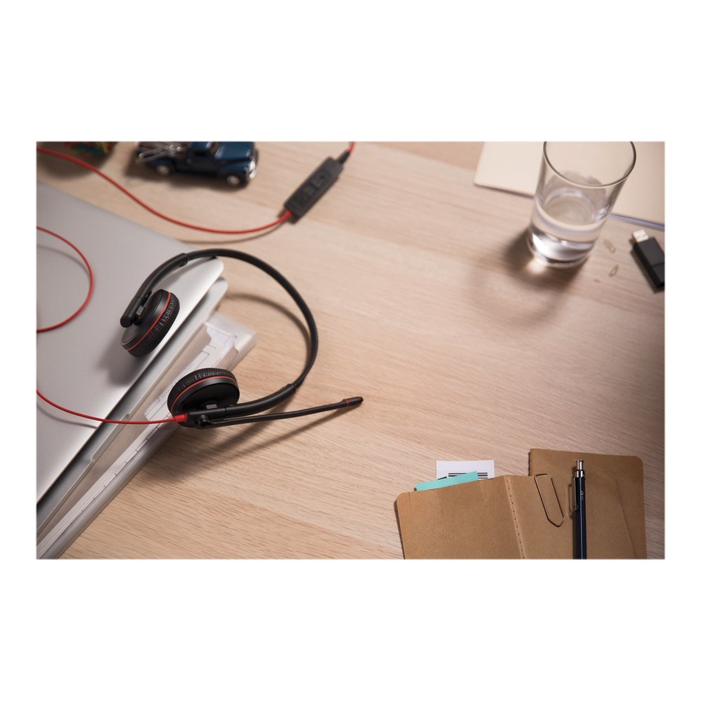 Poly Blackwire C3225 USB-C - 3200 Series - headset - on-ear - wired - 3.5 mm jack, USB-C - noise isolating