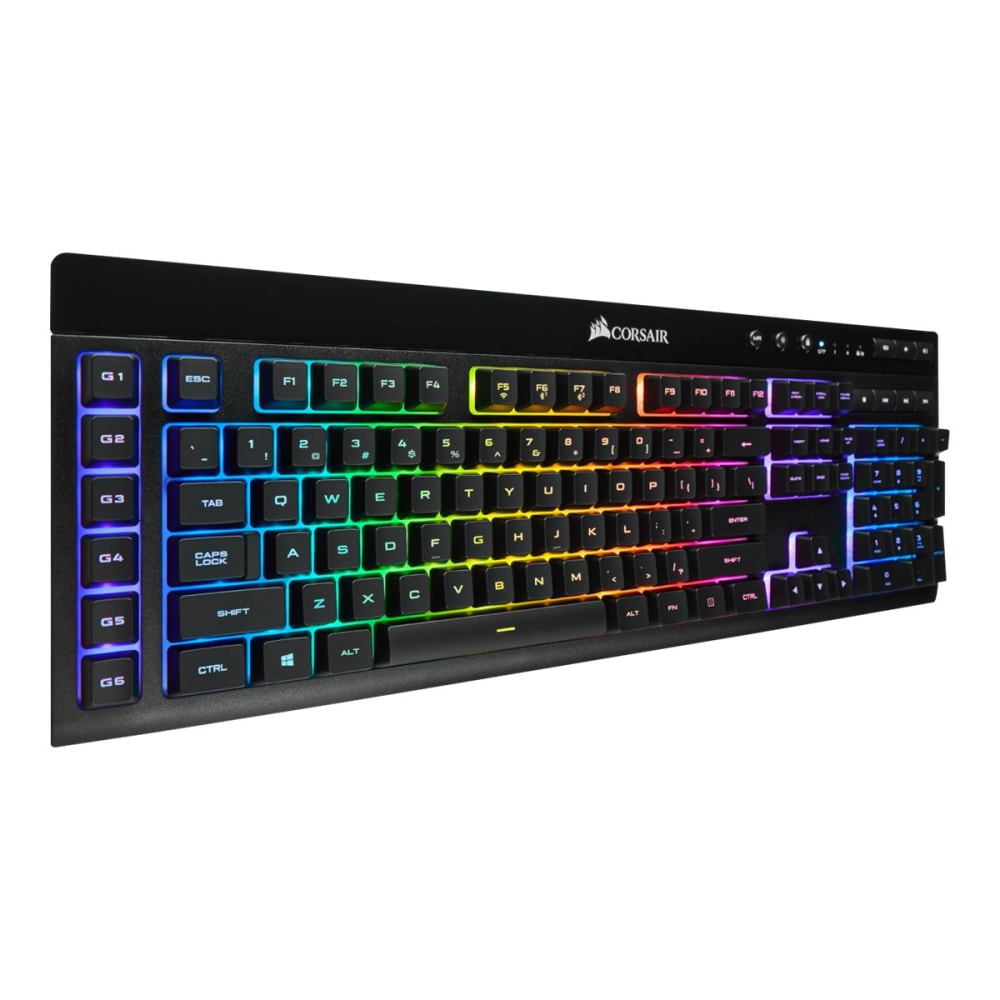 Corsair K57 RGB Wireless Gaming Keyboard (NA) - Wired/Wireless Connectivity - Bluetooth/RF - Black