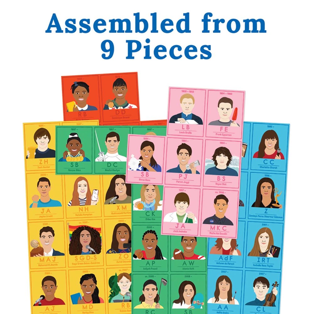 Carson-Dellosa Education Amazing People: Courageous Kids 12-Piece Bulletin Board Set