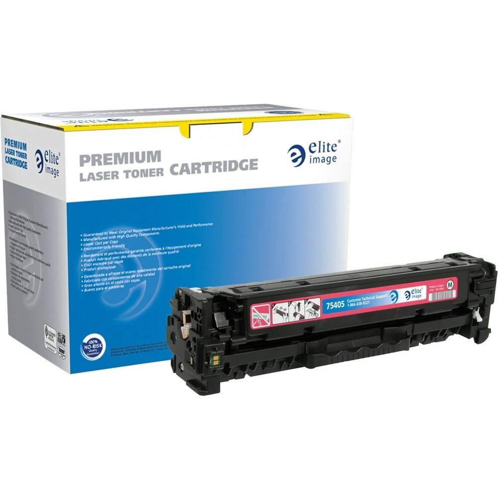 Elite Image Remanufactured Magenta Toner Cartridge Replacement For HP 304A, CC533A