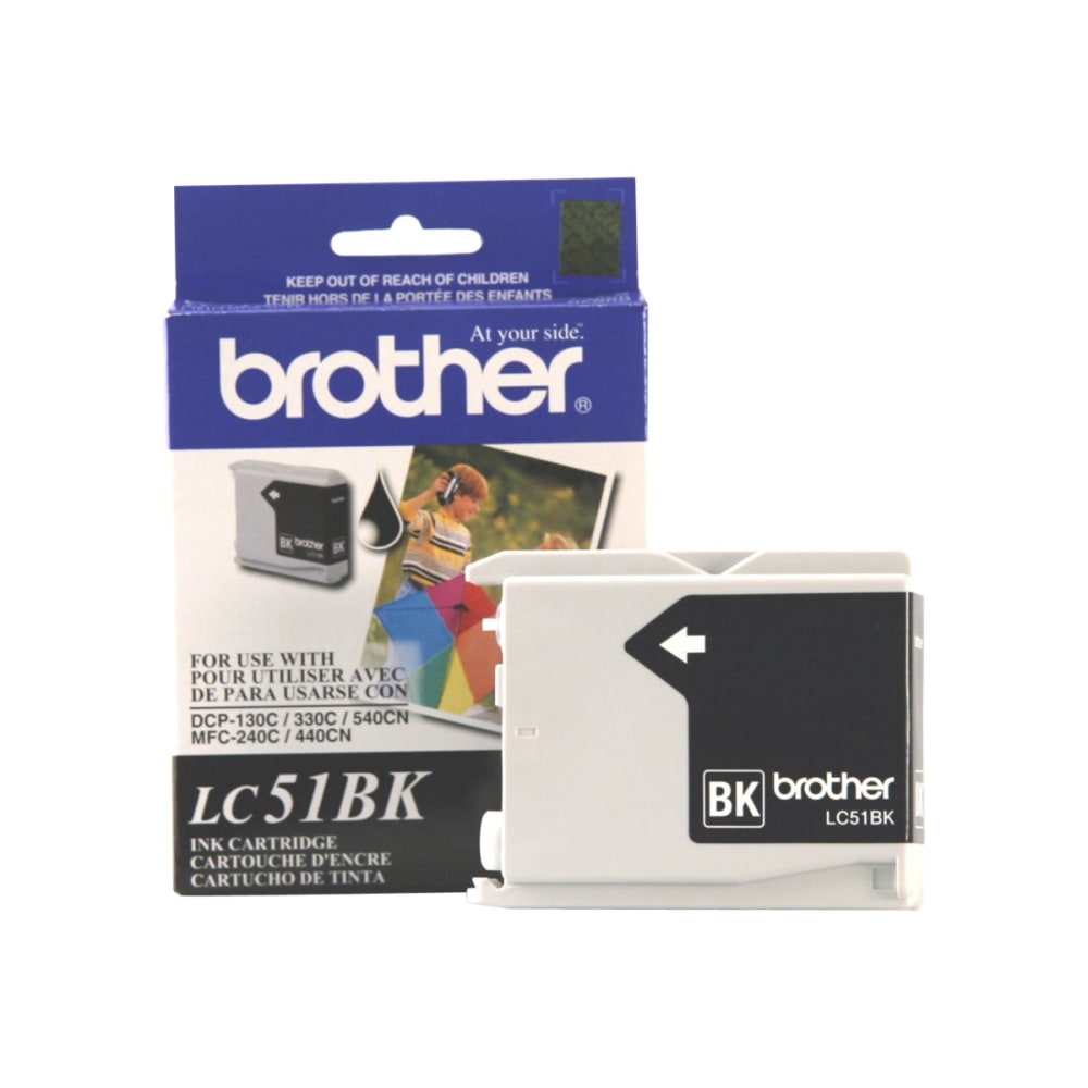 Brother LC51 Black Ink Cartridge, LC51BK