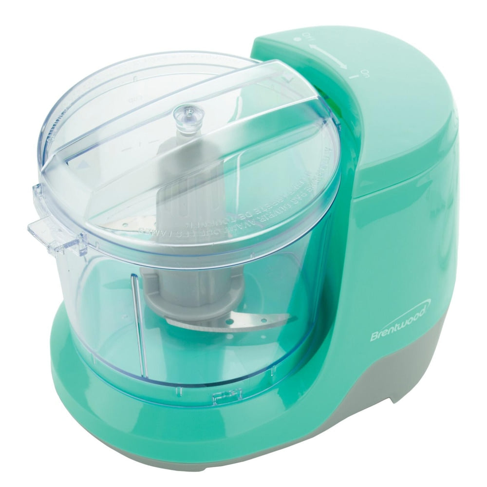 Brentwood 1.5-Cup Mini Food Chopper, Blue