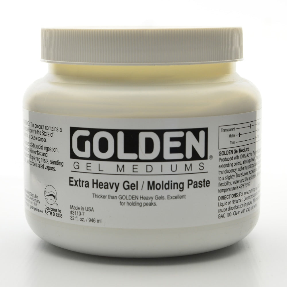 Golden Molding Paste, Extra-Heavy Gel Mix, 32 Oz