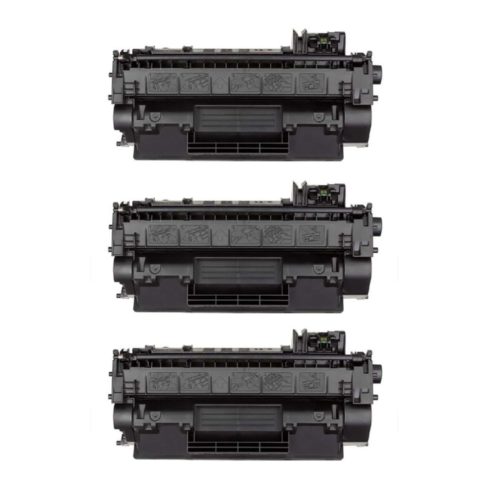 M&A Global Remanufactured Black Toner Cartridge Replacement For HP 80A, CF280A, Pack Of 3, CF280A 3PK CMA