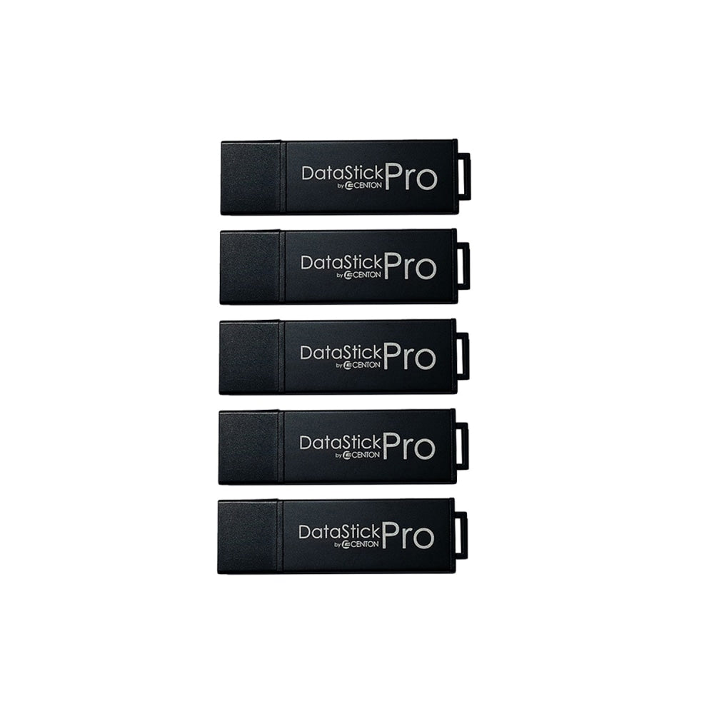 Centon DataStick Pro USB Flash Drives, USB 3.0, 32GB, Black, Pack Of 5, S1-U3P6-32G-5B