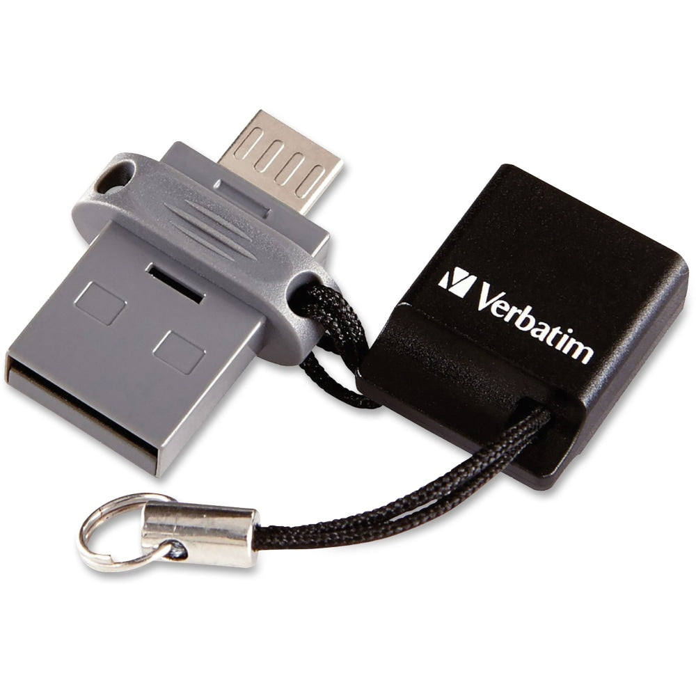 Verbatim Store "n Go Dual USB Flash Drive for OTG Devices, 64GB