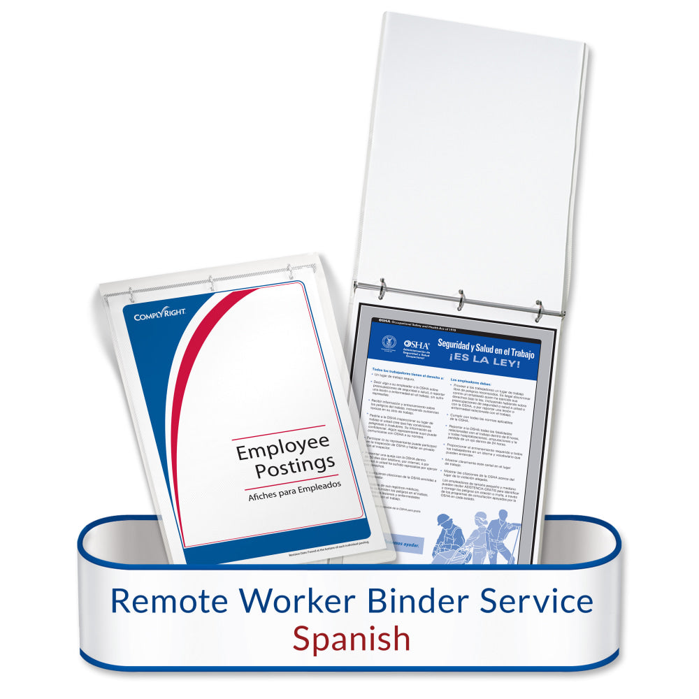 ComplyRight Remote Worker Federal And State Labor Law 1-Year Poster Service, Spanish, Nebraska