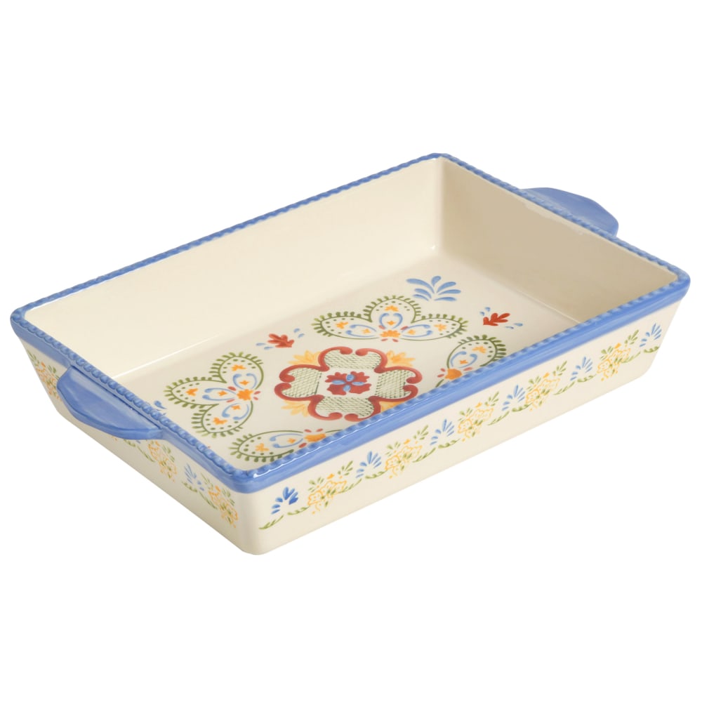 Gibson Laurie Gates Tierra 2-Piece Stone Bakeware Set, Multicolor