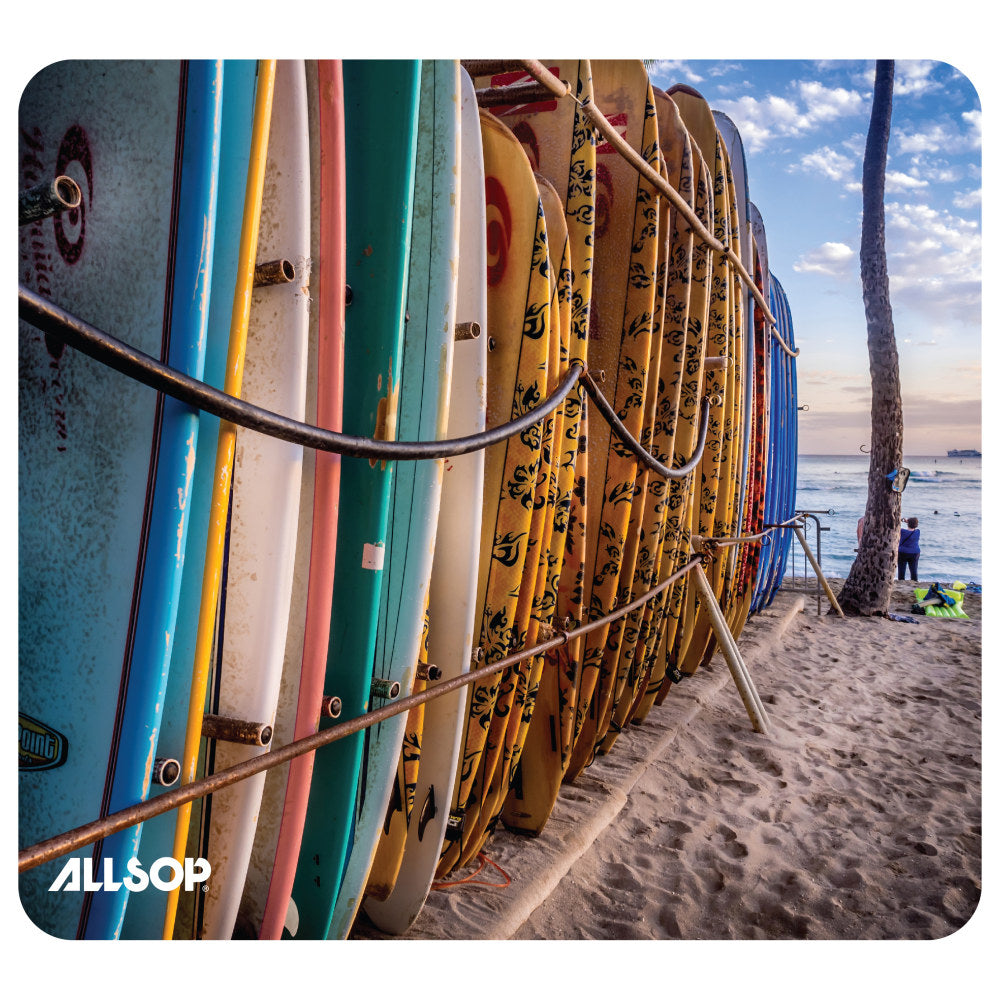 Allsop Naturesmart Mouse Pad, 8in x 8-3/4in, Surfboards