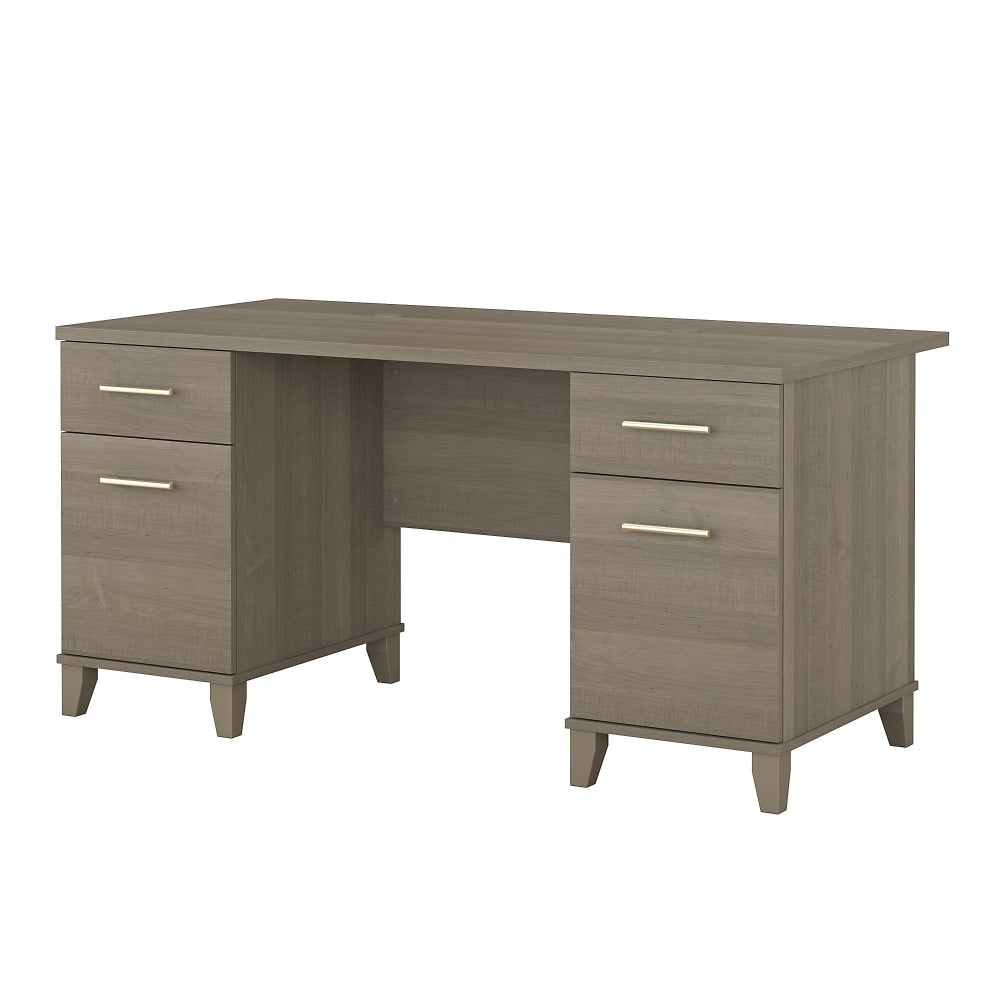 Bush Furniture Somerset 60inW Office Computer Desk, Ash Gray, Standard Delivery