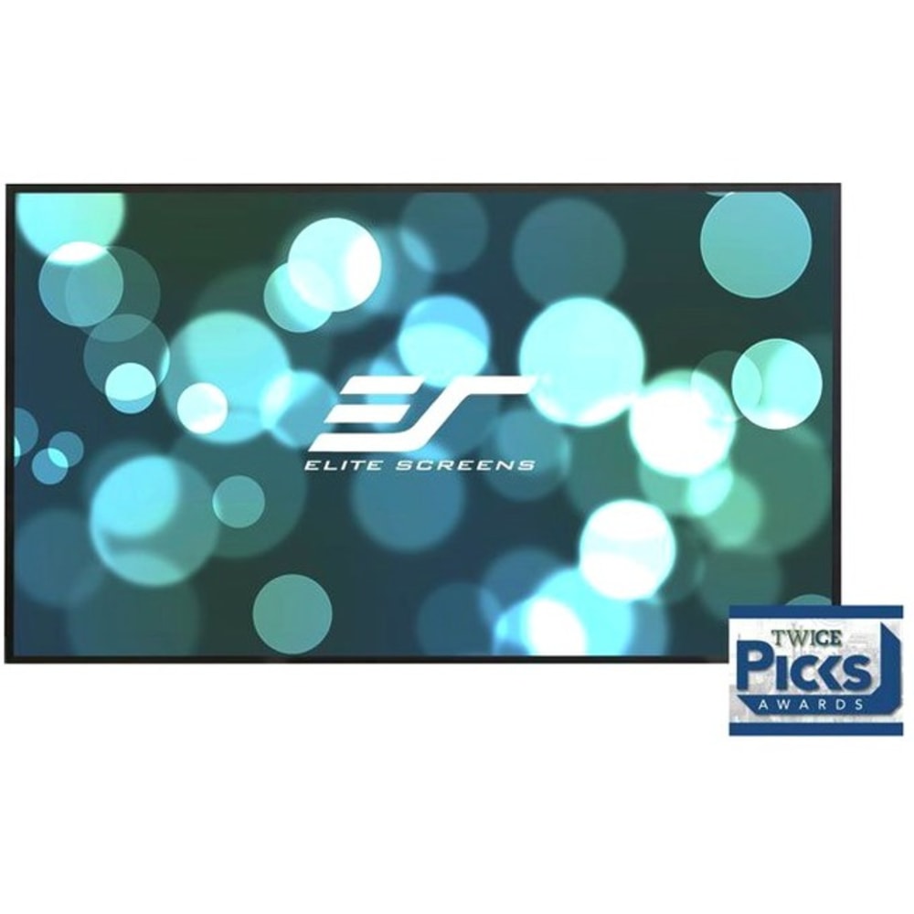 Elite Screens? Aeon - 100-inch 16:9, 4K Home Theater Fixed Frame EDGE FREE? Borderless Projection Projector Screen, AR100WH2in