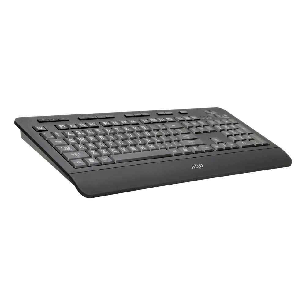 Azio KB506 Vision USB Keyboard, Black