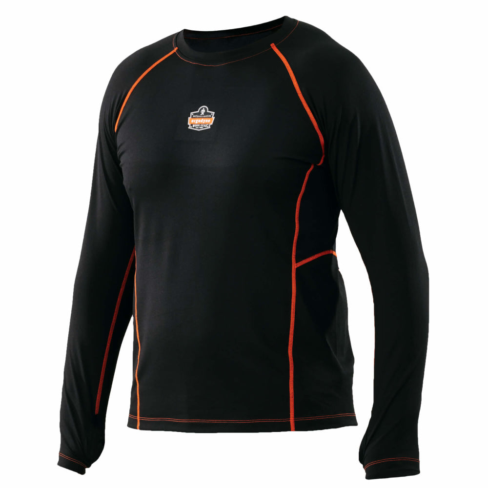 Ergodyne N-Ferno 6435 Thermal Long-Sleeve Base Layer, X-Large, Black