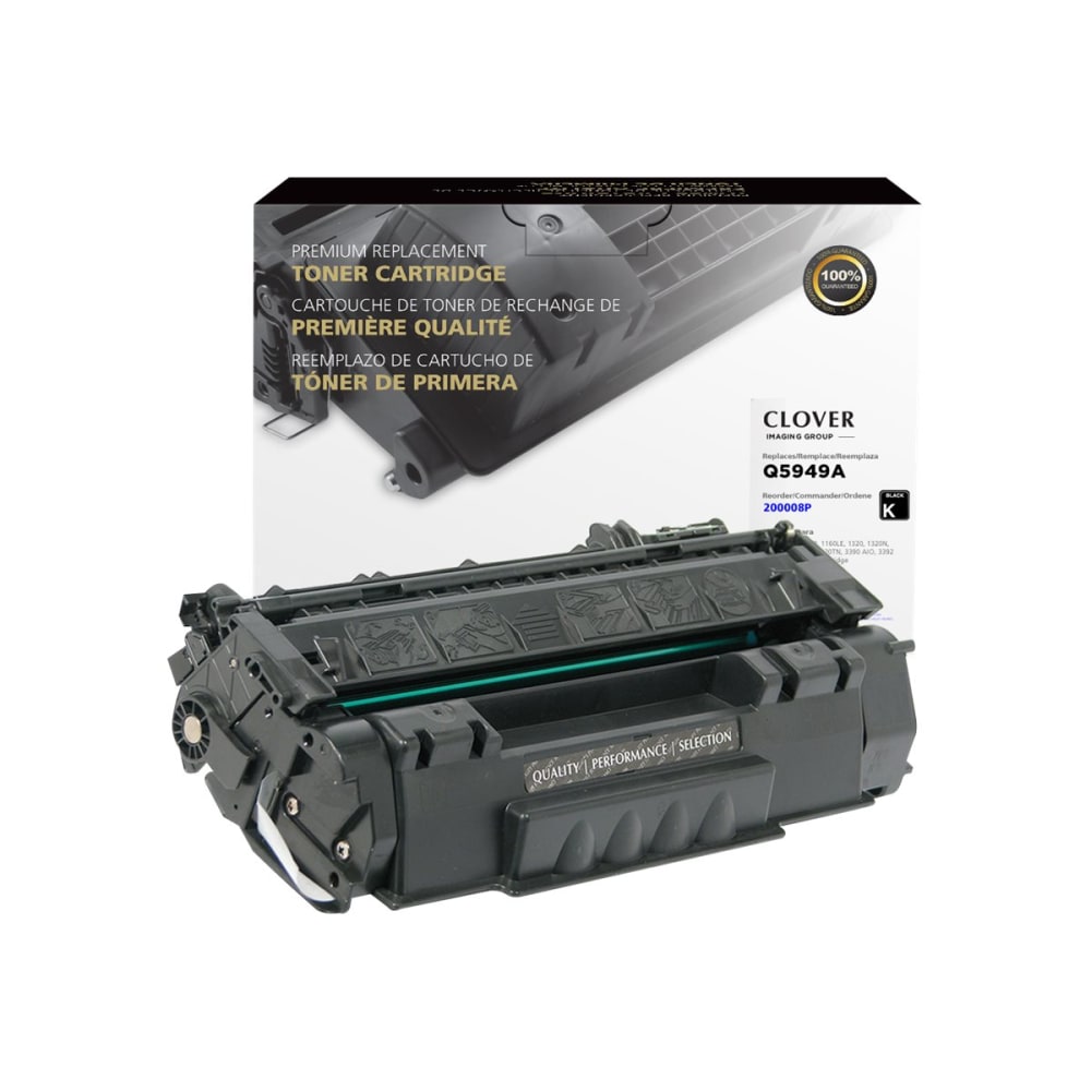 Clover Imaging Group - Black - compatible - remanufactured - toner cartridge - for HP LaserJet 1160, 1160Le, 1320, 1320n, 1320nw, 1320t, 1320tn, 3390