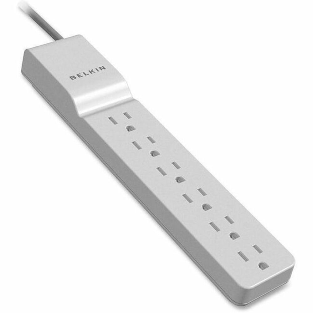 Belkin SurgeMaster Home Grade Surge Protector, 6 Outlets, 4-Foot Cord, 709 Joules