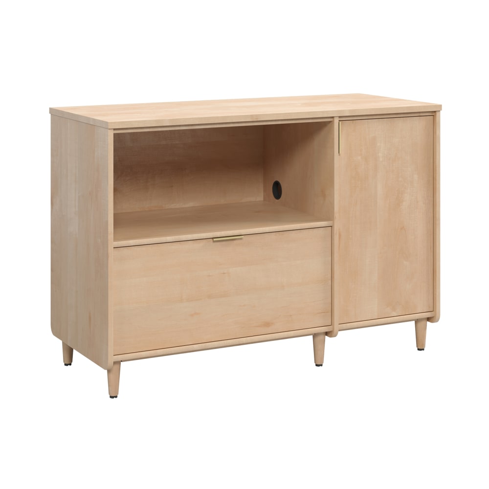 Sauder Clifford Place Credenza For 46in TVs, Natural Maple