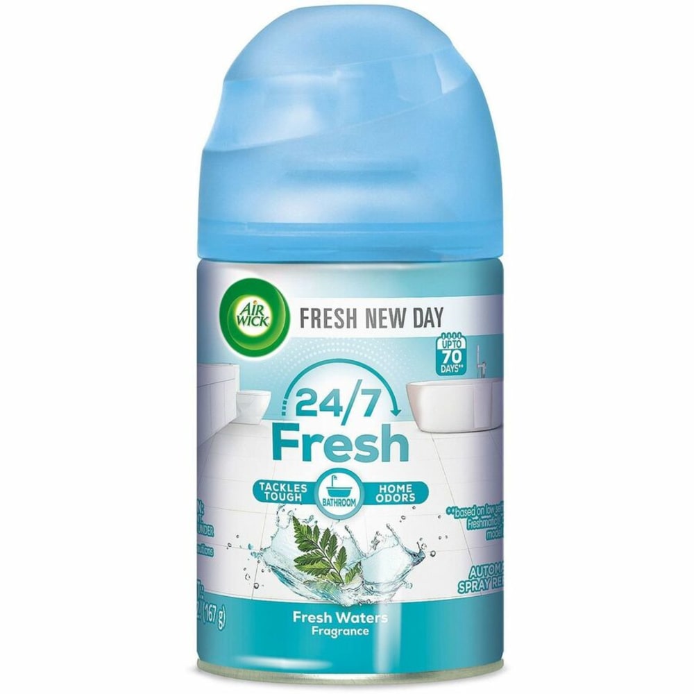 Air Wick Freshmatic Automatic Spray Refill, 6.17 Oz, Fresh Waters, Carton Of 6