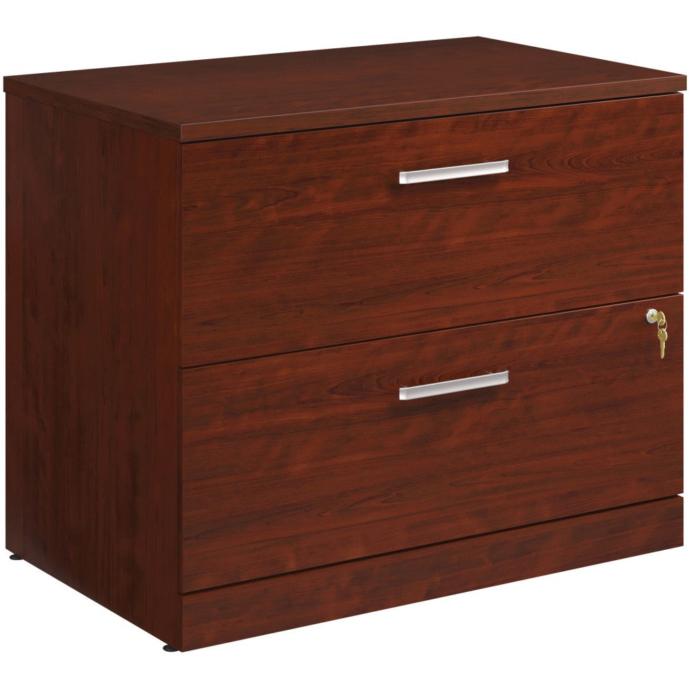 Sauder Affirm Commercial 35-7/16inW x 23-1/2inD Lateral 2-Drawer File Cabinet, Classic Cherry