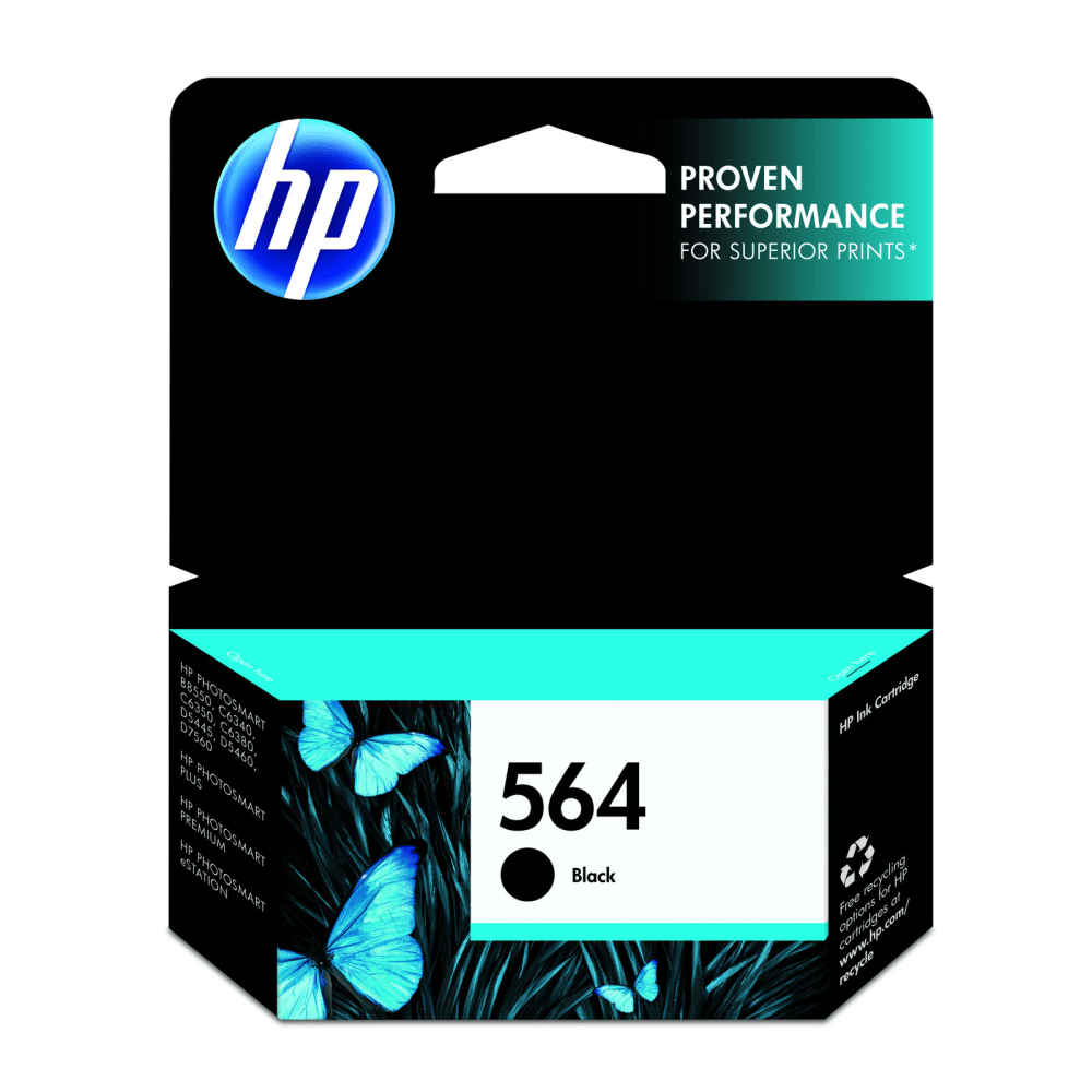 HP 564 Black Ink Cartridge, CB316WN