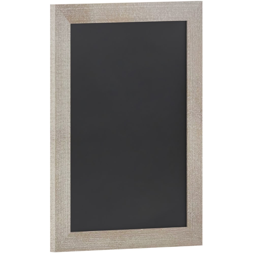 Flash Furniture Canterbury Wall Mount Magnetic Chalkboard Sign, 18in x 24in, Weathered Brown