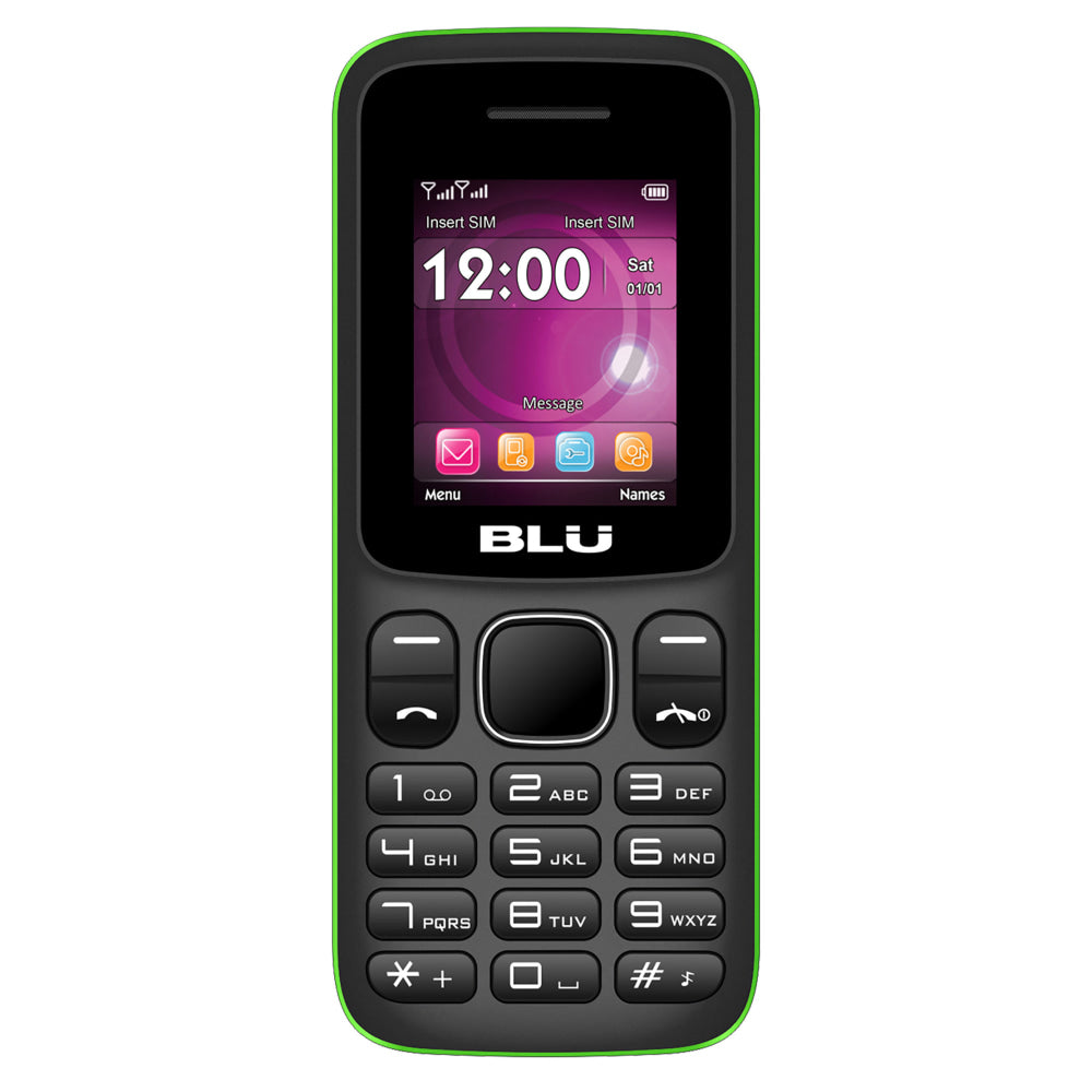 BLU Z4 Z190 Cell Phone, Green