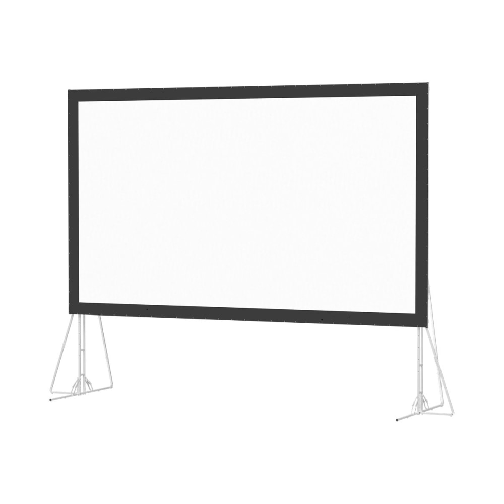 Da-Lite Fast-Fold Truss Frame HDTV Format - Projection screen with legs - rear - 365in (365.4 in) - 16:9 - Da-Tex