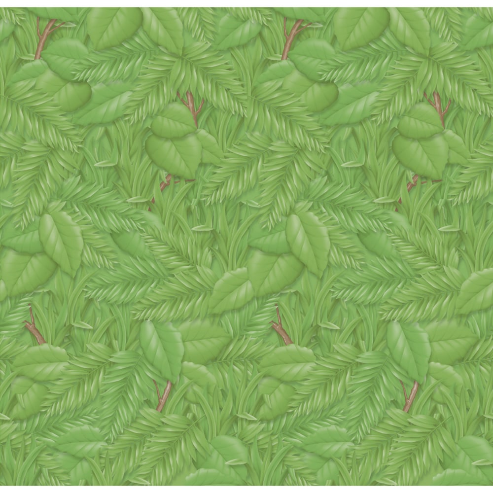 Pacon Fadeless Bulletin Board Art Paper, Tropical Foliage, 48in x 12ft, Pack Of 4 Rolls