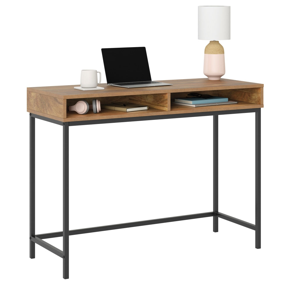 Sauder North Avenue 40inW Computer And Writing Desk, Sindoori Mango/Black