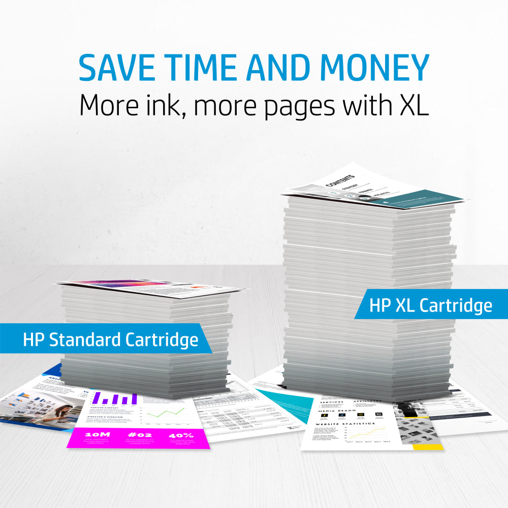 HP 910XL Cyan High-Yield Ink Cartridge, 3YL62AN