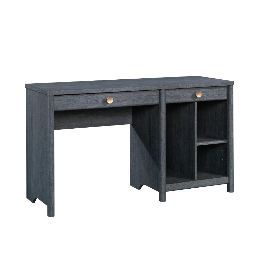 Sauder Dover Edge 53inW Computer Desk With Open Storage, Denim Oak