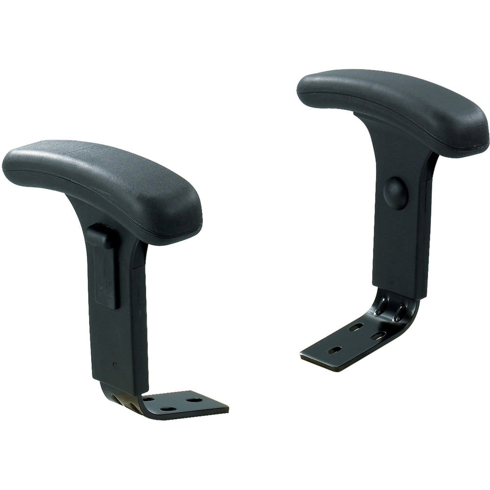 Safco Armrests For Uber High-Back Chairs, T-Shaped, Black