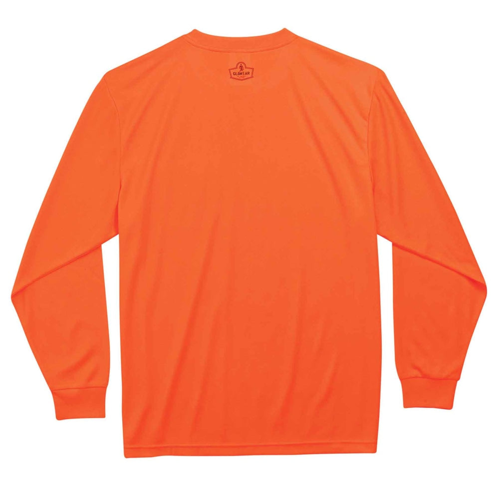 Ergodyne GloWear 8091 Non-Certified Long-Sleeve T-Shirt, 5X, Orange