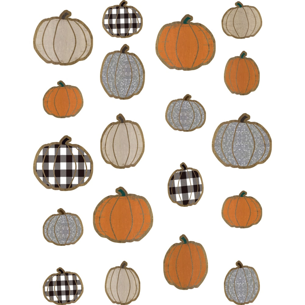 Teacher Created Resources Accents, Home Sweet Classroom Pumpkins, 57 Pieces Per Pack, Set Of 3 Packs