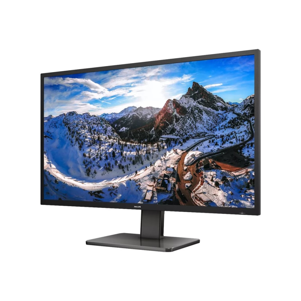 Philips P-line 439P1 - LED monitor - 43in (42.51in viewable) - 3840 x 2160 4K @ 60 Hz - VA - 400 cd/m2 - 4000:1 - DisplayHDR 400 - 4 ms - 3xHDMI, DisplayPort, USB-C - speakers - black texture