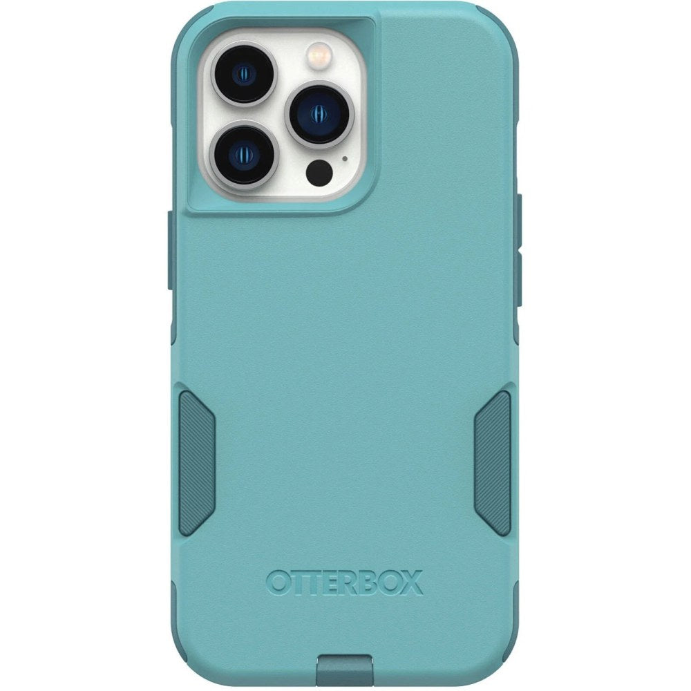 OtterBox Commuter Series Antimicrobial Case For Apple iPhone 13 Pro, Riveting Way, Teal