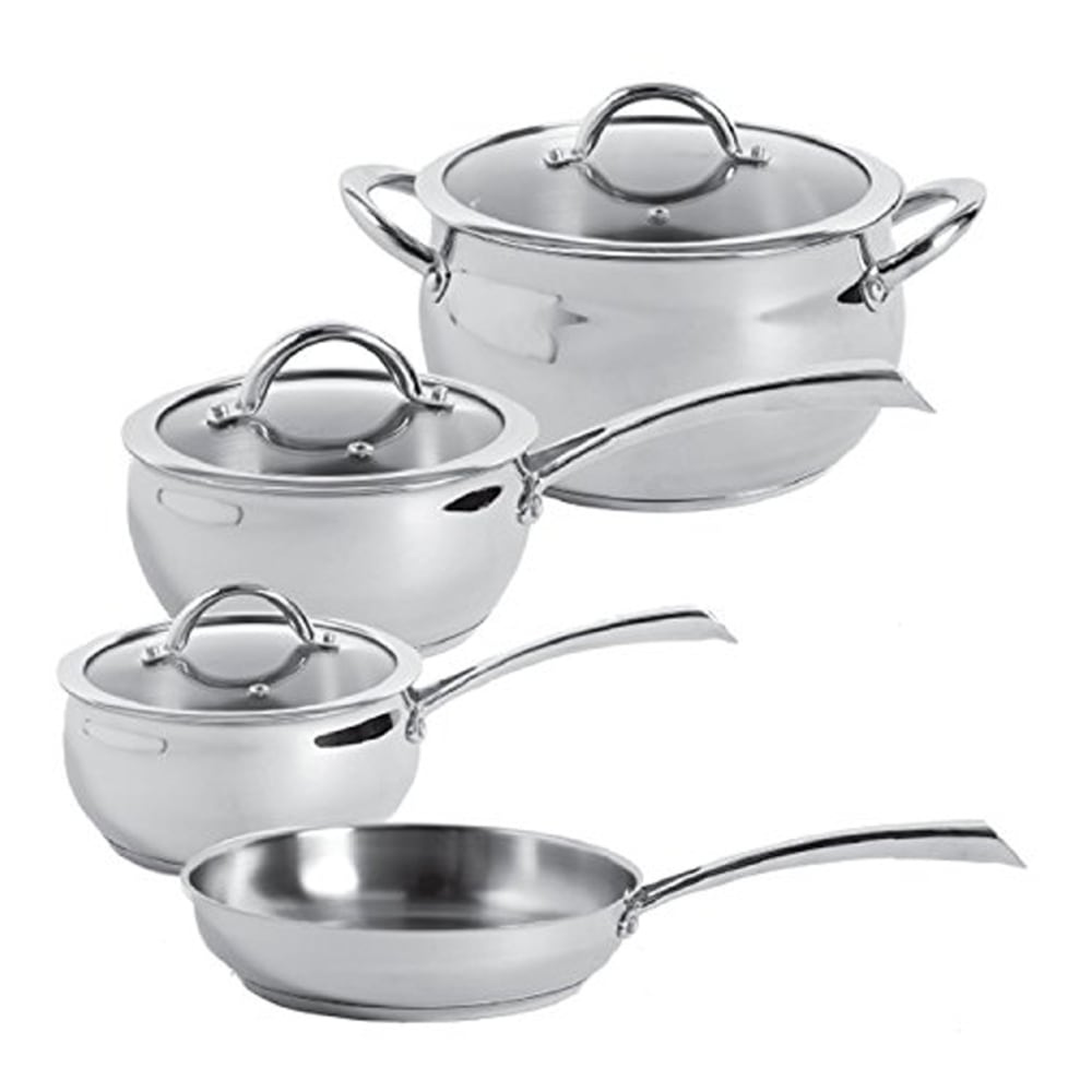 Oster Cookware Set, Derrick 7-Piece, Silver