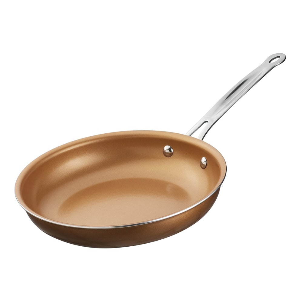 Brentwood Induction Aluminum Non-Stick Frying Pan, 10in, Copper