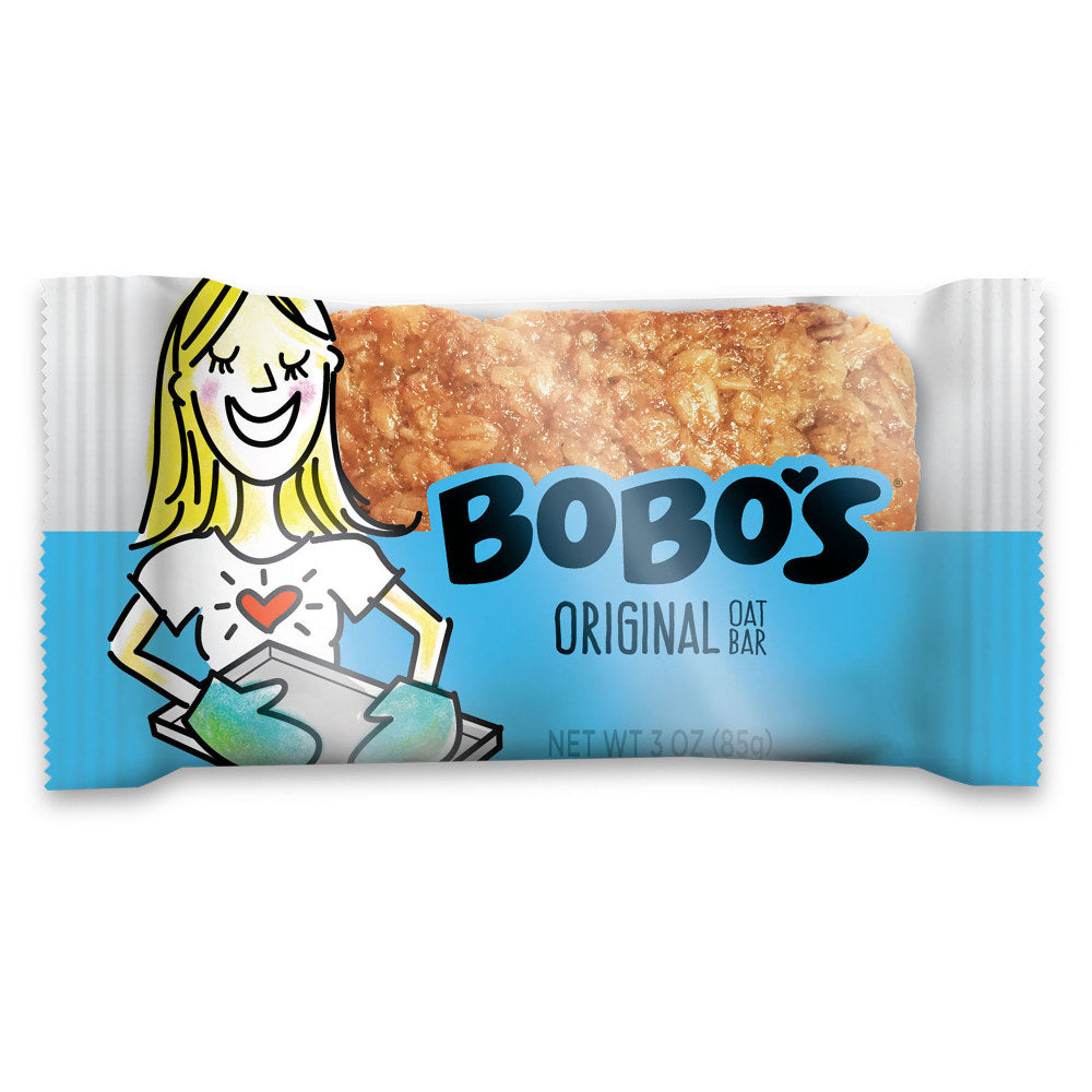 BoBos Oat Bars, Original, 3.5 Oz, Box of 48 Bars