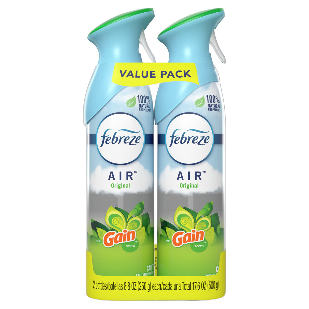 Febreze Air Fresheners, Gain Original Scent, 8.8 Oz, Pack Of 2 Air Fresheners