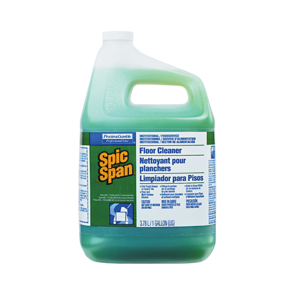 Spic And Span Floor Cleaner, 128 Oz Bottle, Case Of 3