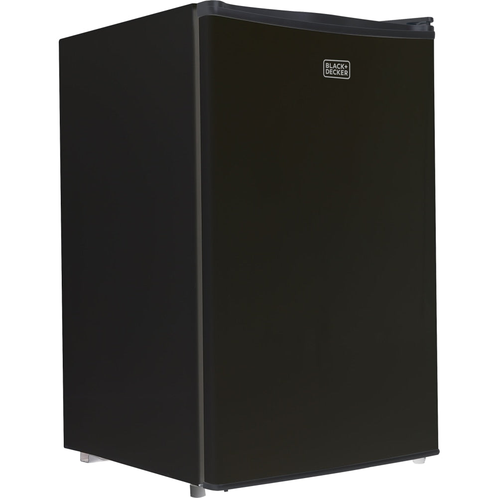 Black+Decker 4.3 Cu. Ft. Compact Refrigerator, Black