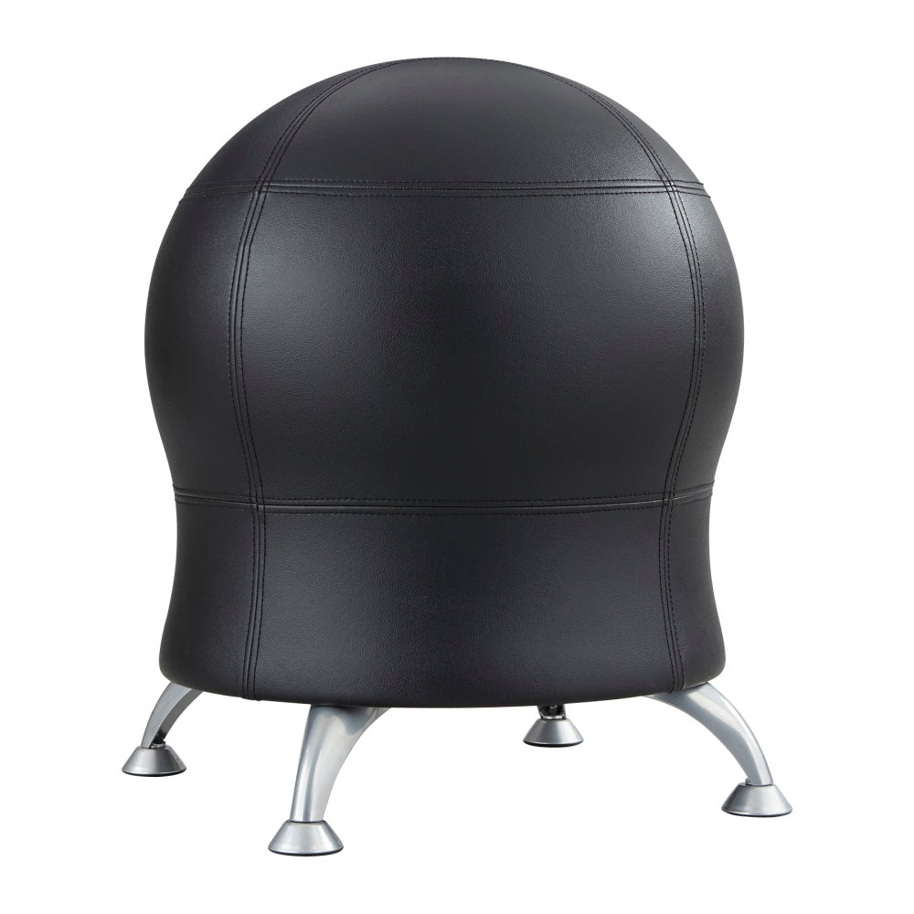 Safco Zenergy Ball Chair, Black Vinyl