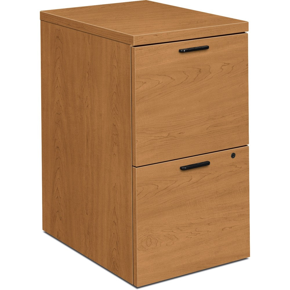 HON 10500 Full-Height 22-3/4inD Vertical 2-Drawer Mobile Pedestal Cabinet, Harvest Cherry