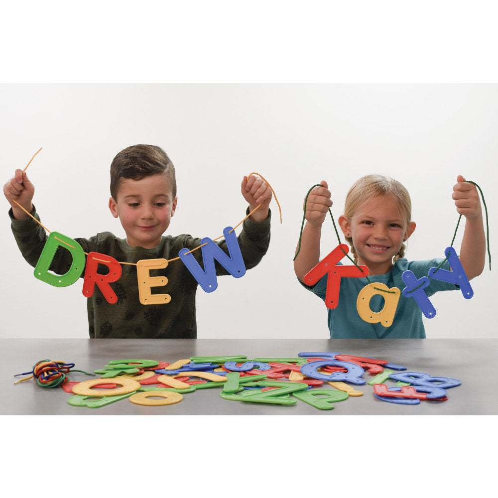 Ready 2 Learn Lacing Alphabet 68-Piece Set, Multicolor