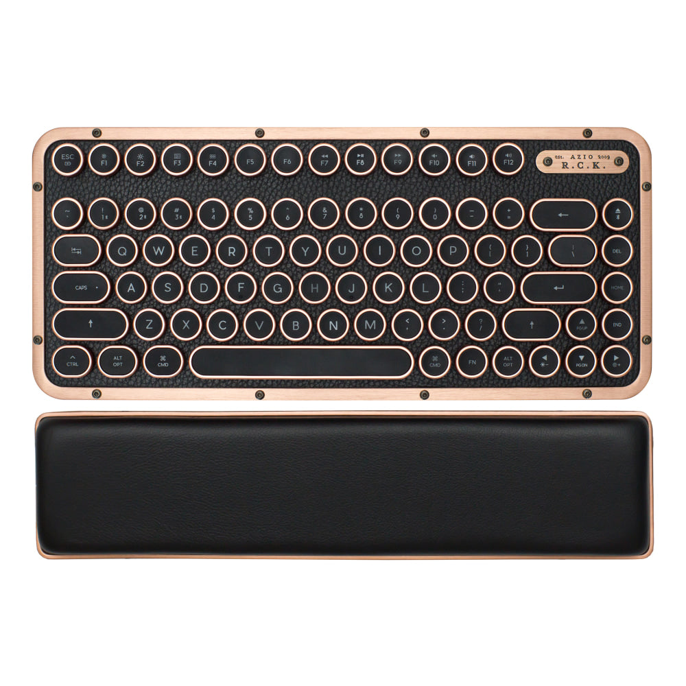 Azio Retro Wireless Keyboard, Compact, Artisan