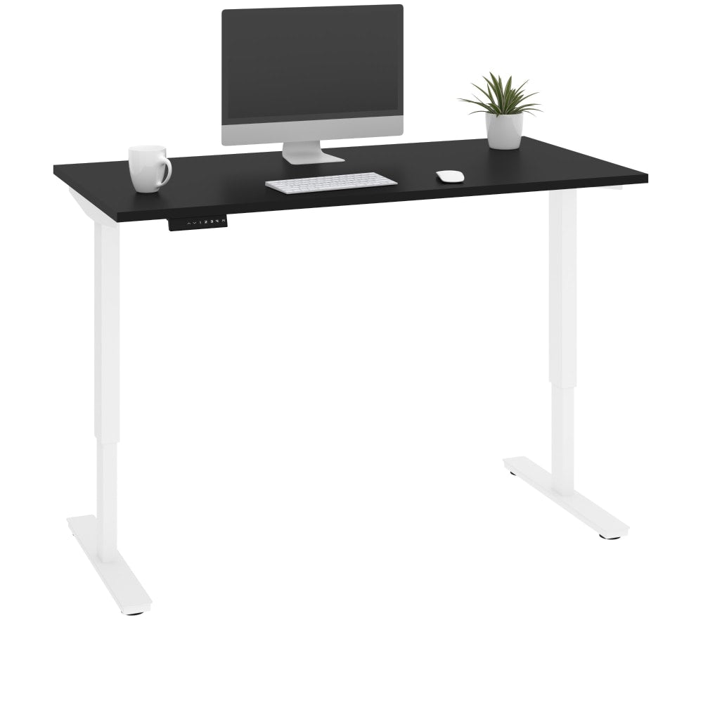 Bestar Viva Electric 60inW Standing Desk, Black