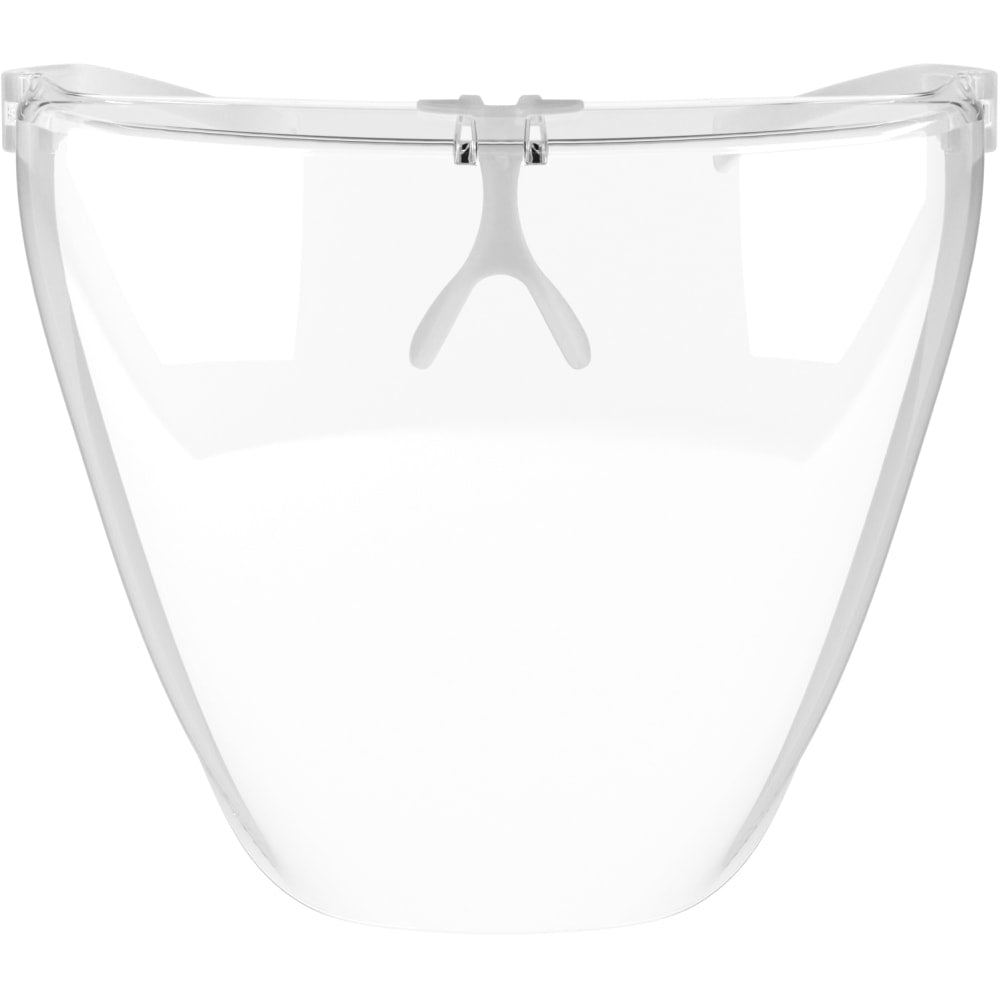 Suncast Commercial Safety Glasses Face Shields, One Size, Clear, Case Of 4