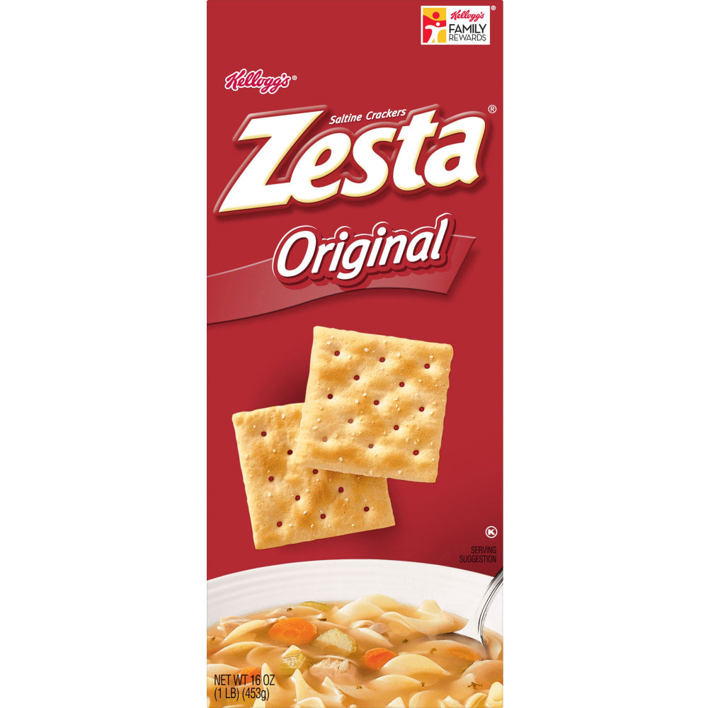 Kelloggs Zesta Saltine Crackers - Original - 16 oz - 1 Box